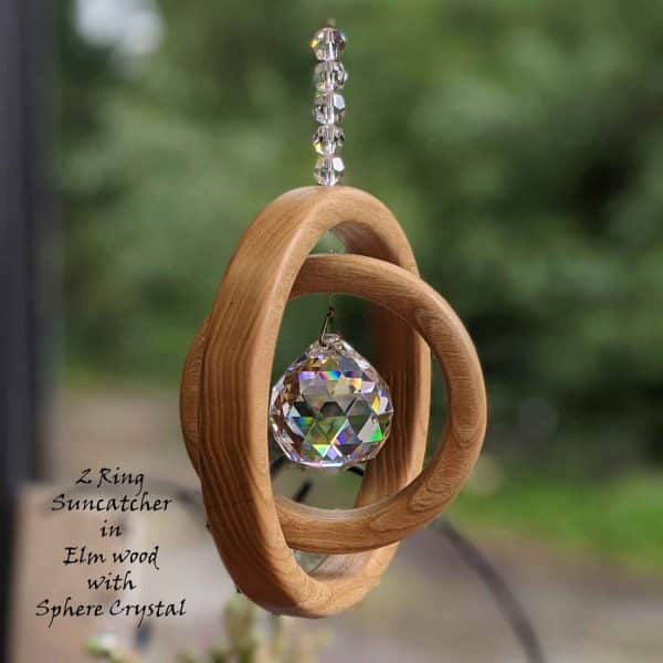 Wedding gift in wood and crystal