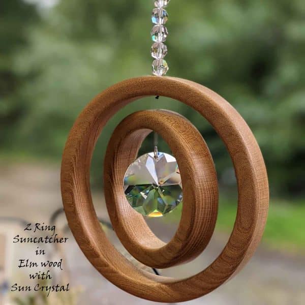 Anniversay gift in wood and crystal