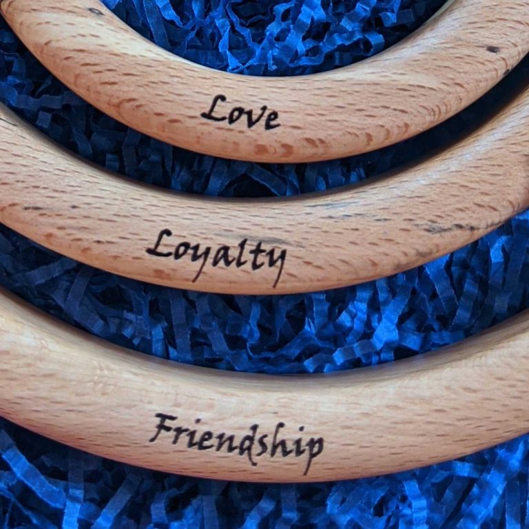 This Personalised Suncatcher is made from beech wood and asfour crystals