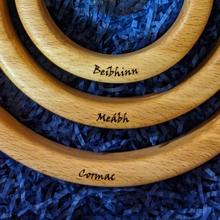 This Personalised Suncatcher is made from beech wood and asfour crystals