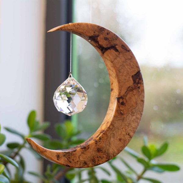 Limited Edition Field Maple Large Moon Suncatcher LLM2