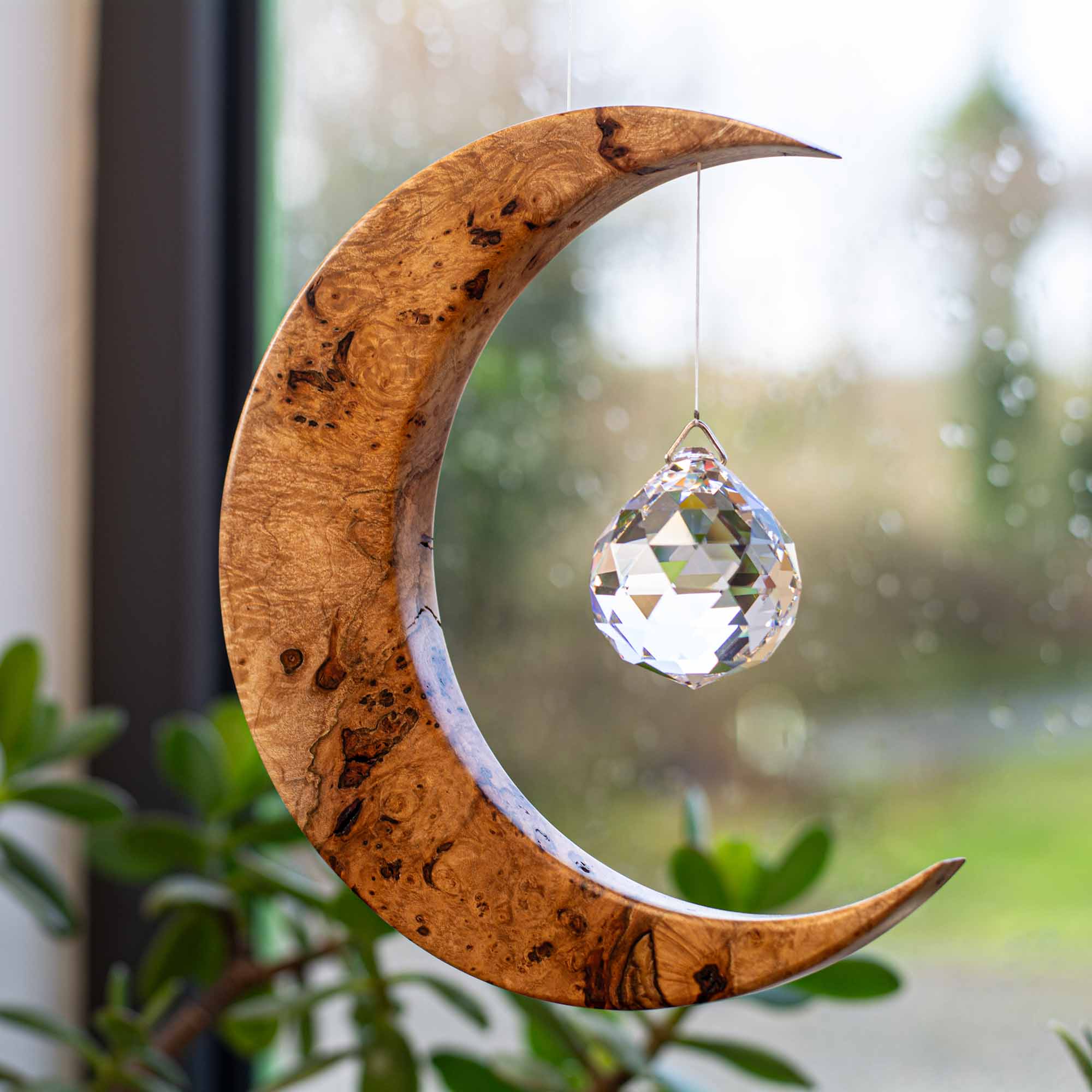 Limited Edition Field Maple Large Moon Suncatcher LLM3 - Image 7