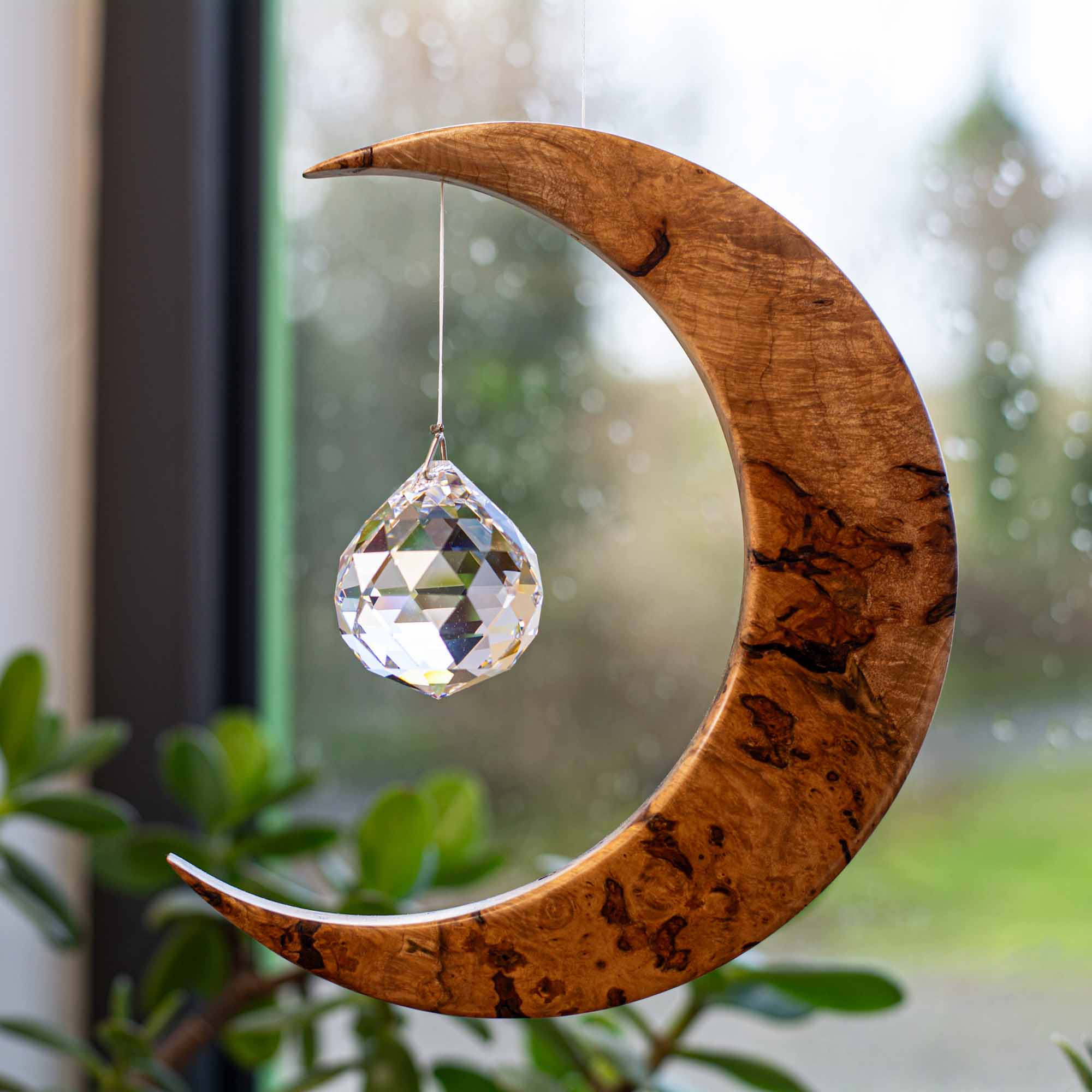 Limited Edition Field Maple Large Moon Suncatcher LLM3 - Image 8