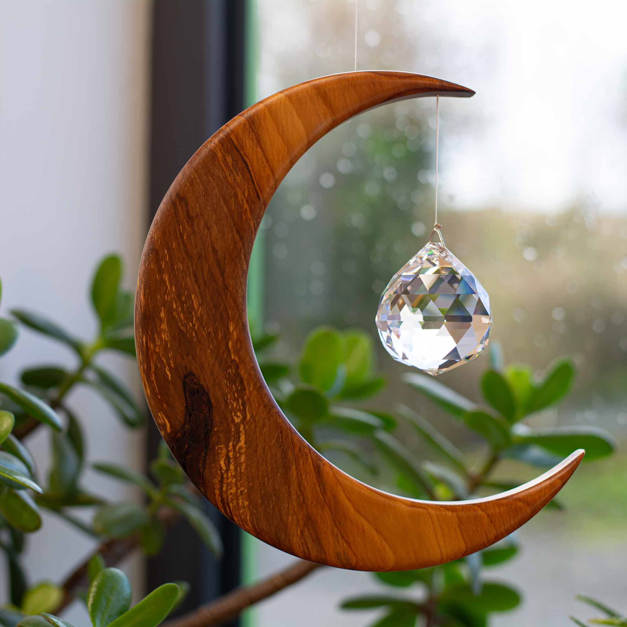 Limited Edition Large Yew Moon Suncatcher LLM4 - Image 3