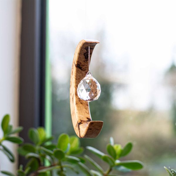 Limited Edition Field Maple Medium Moon Suncatcher MLM3