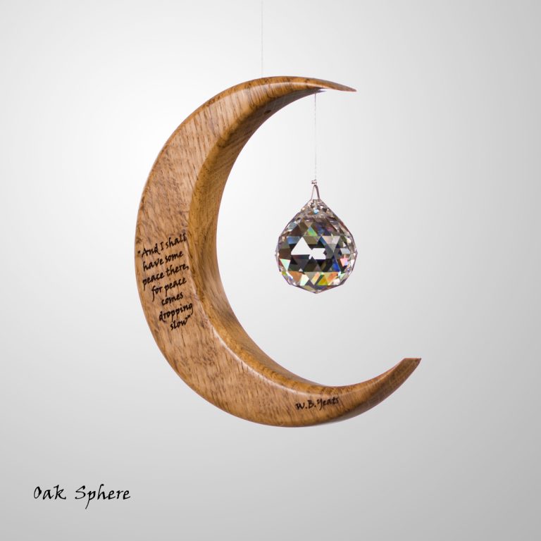 Medium Moon W.B. Yeats Suncatcher