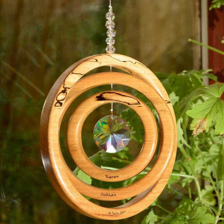 Persoanlised 3 Ring Suncatcher